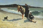 Winslow Homer Eaglehead,Manchester,Massachusetts (High Tide:The Bathers) (mk44)